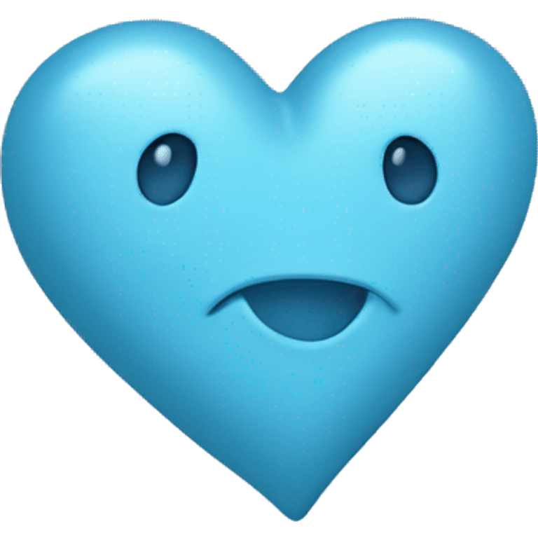 A Light Blue Heart emoji