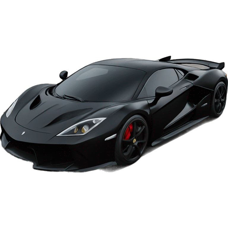 Supercars black emoji