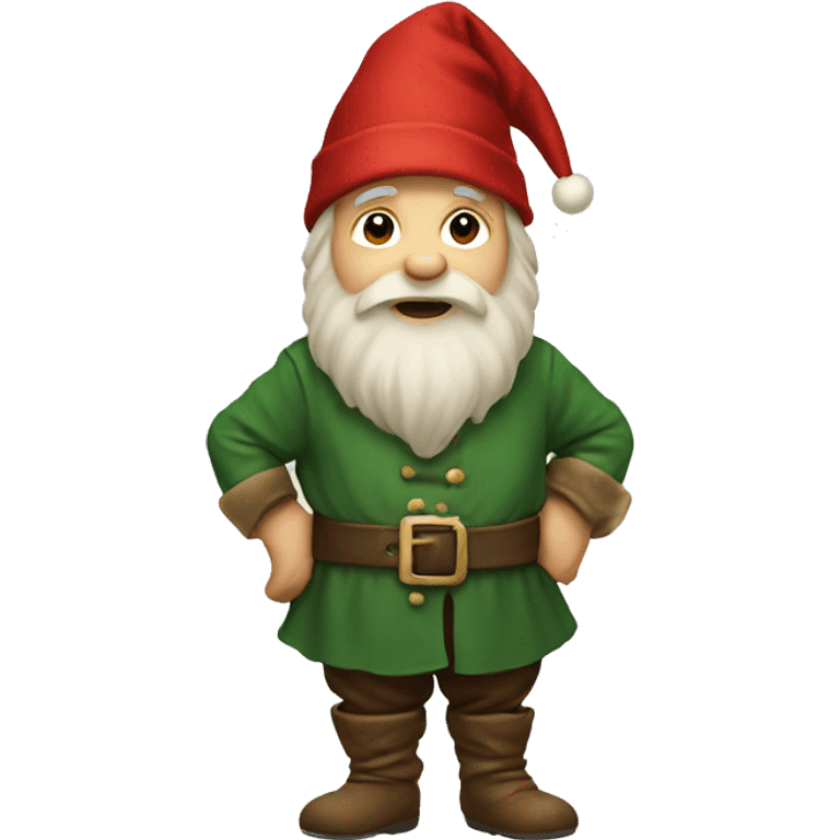 Christmas dwarf emoji