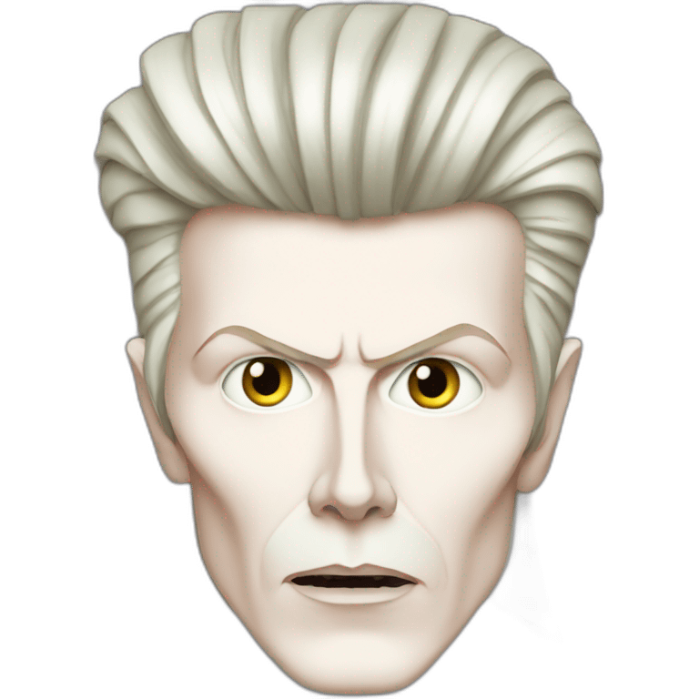 David bowie thin white duke emoji