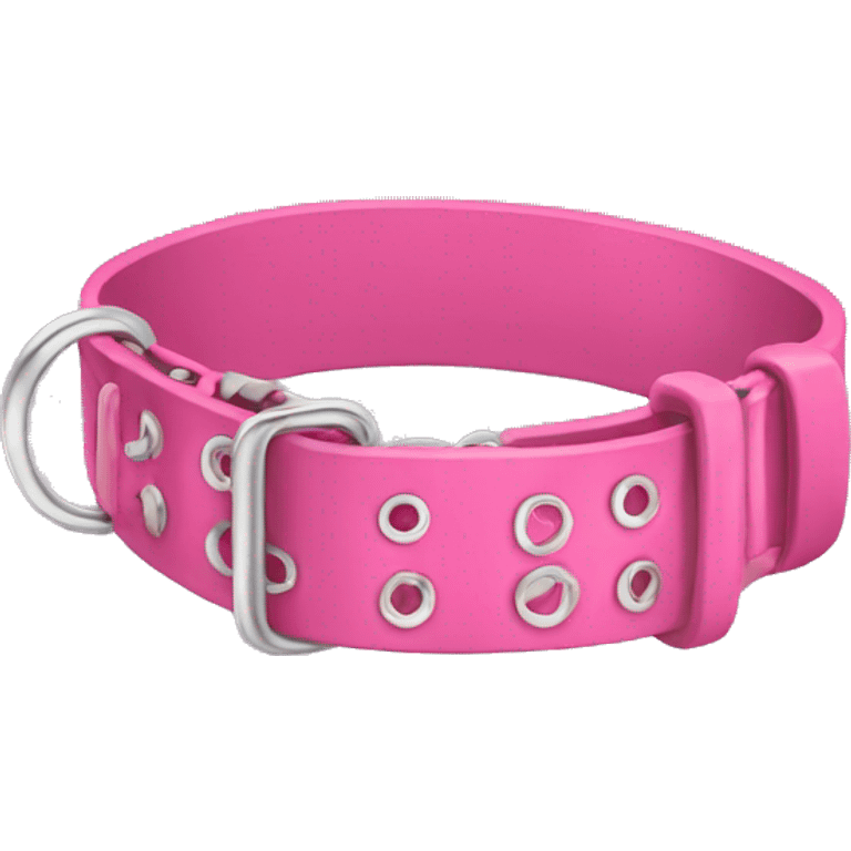 pink dog collar emoji