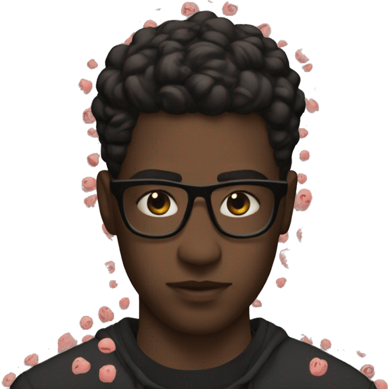 black aesthetic emoji