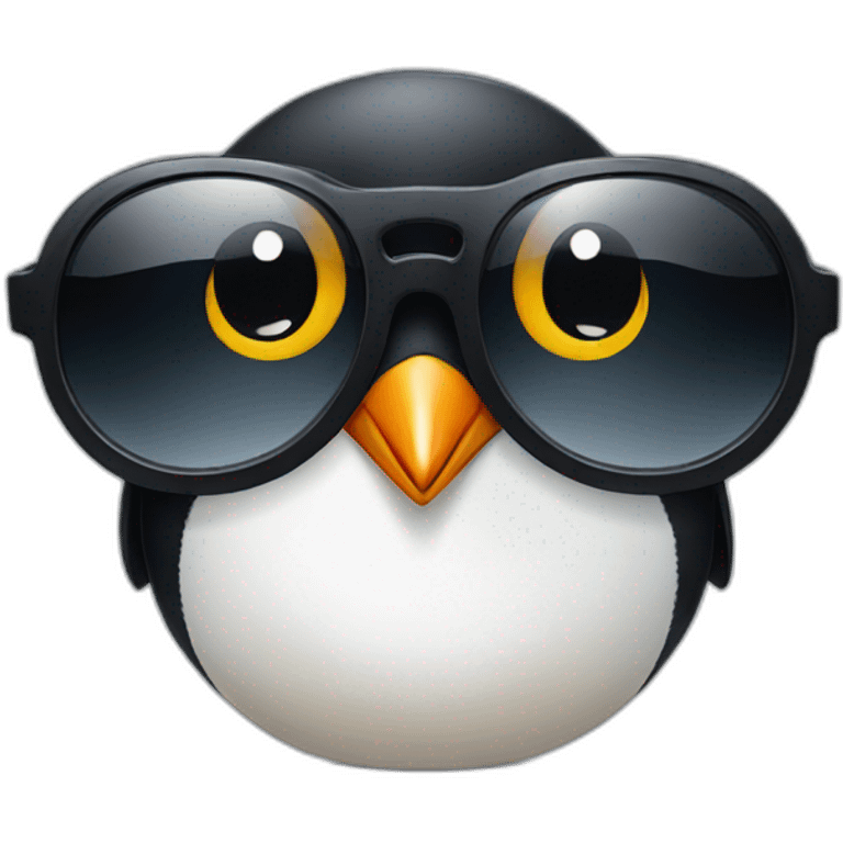 penguin with sunglasses emoji