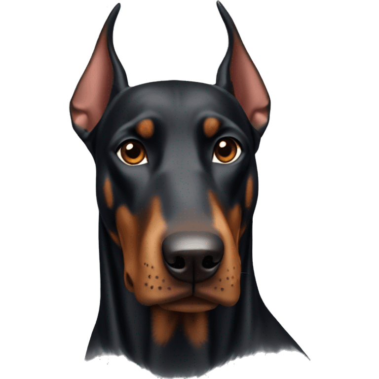 Doberman dog emoji