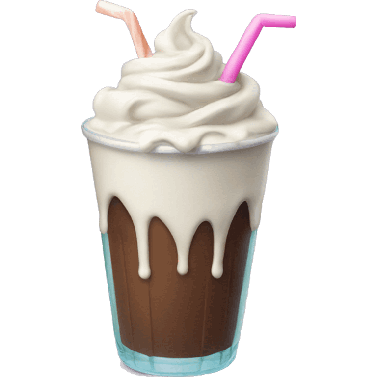 Gross milkshake emoji