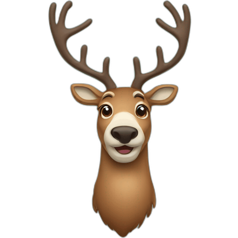 reindeer emoji