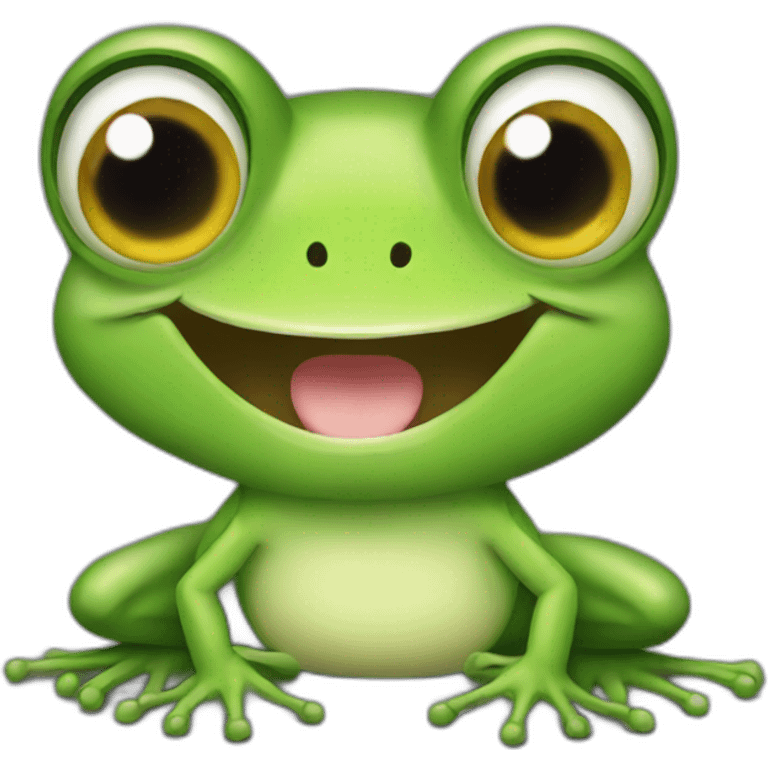 frog happy emoji