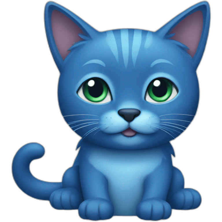 blue cat emoji