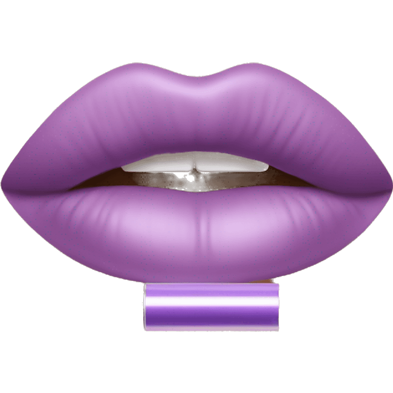 Light purple lip gloss emoji