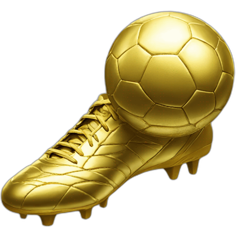 Bota de oro fútbol  emoji