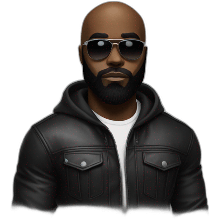 Kaaris or noir emoji