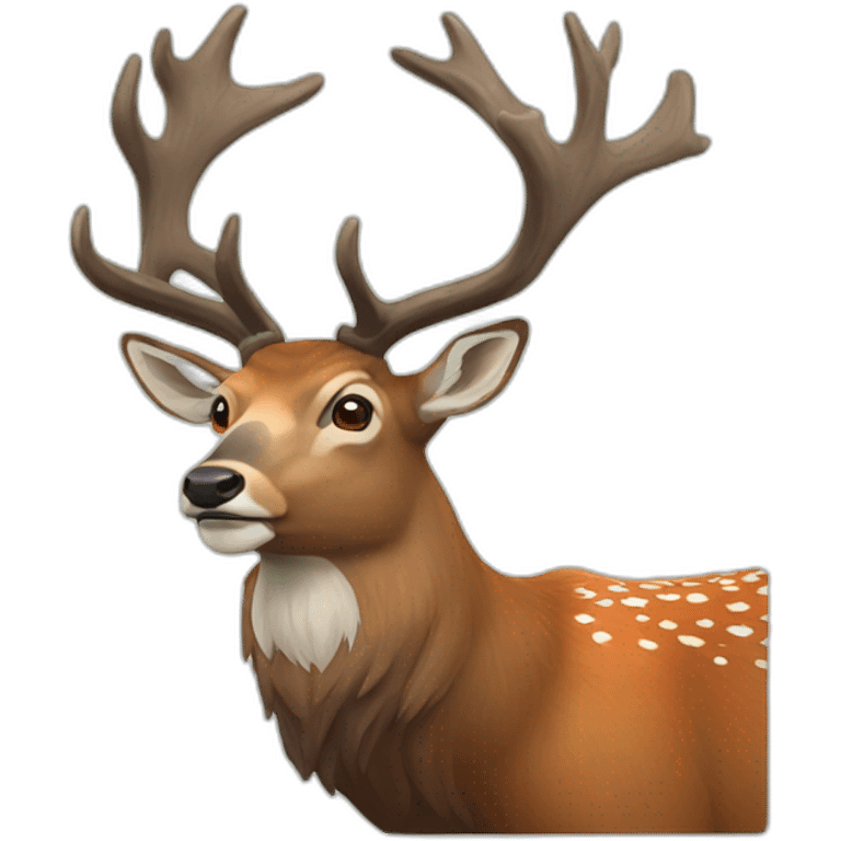 red deer emoji