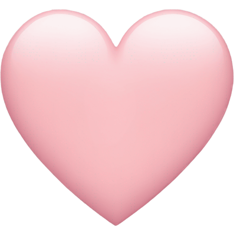 light pink heart emoji