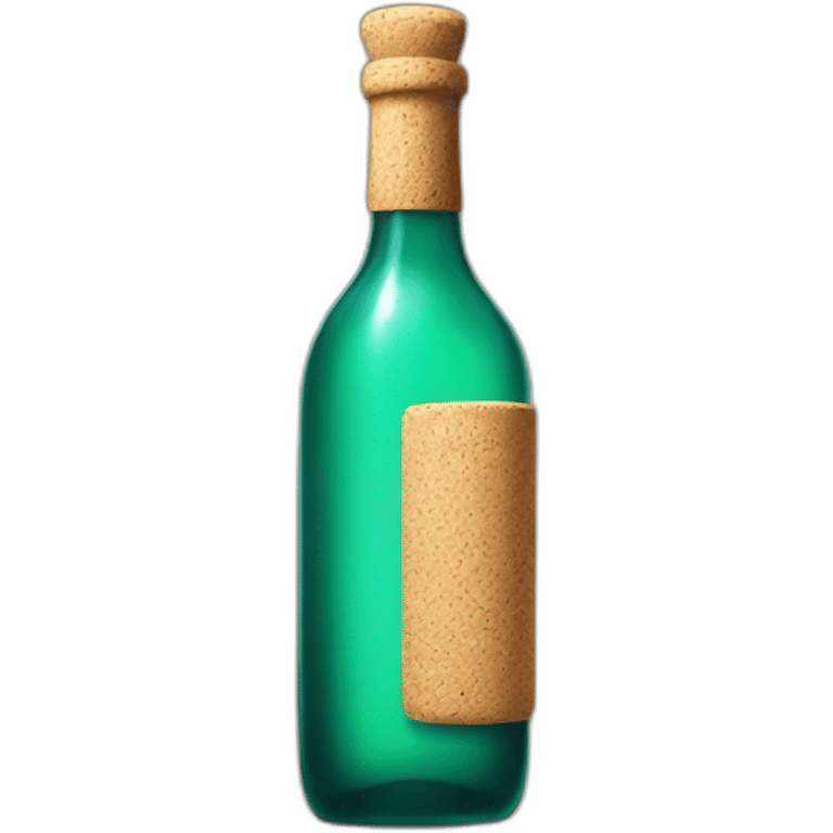 Bottle with Popping Cork emoji