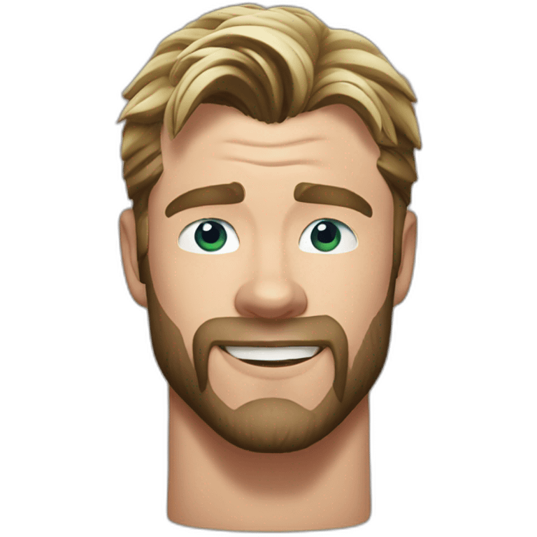 chris hemsworth  emoji