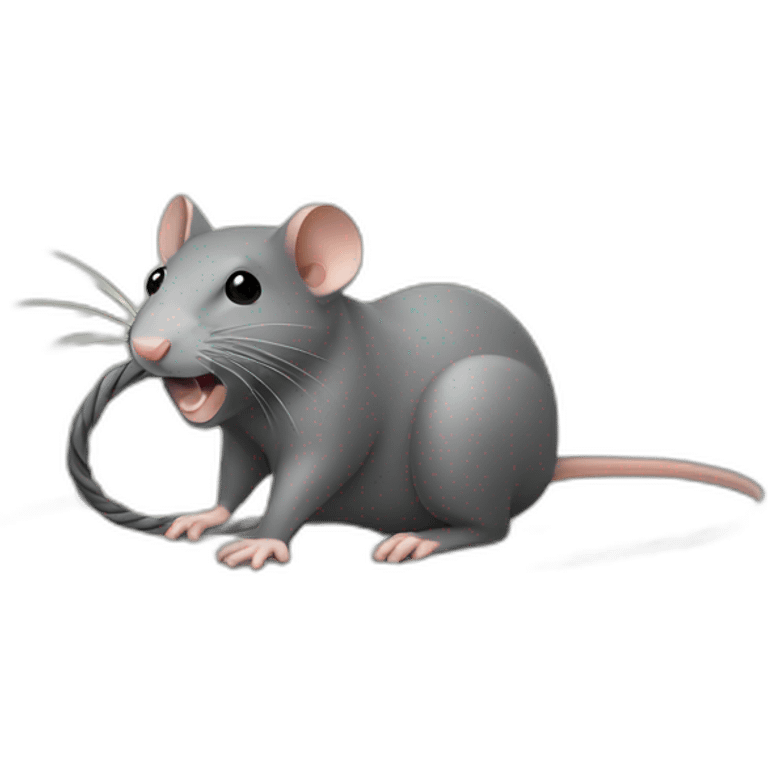 rat chewing cable emoji