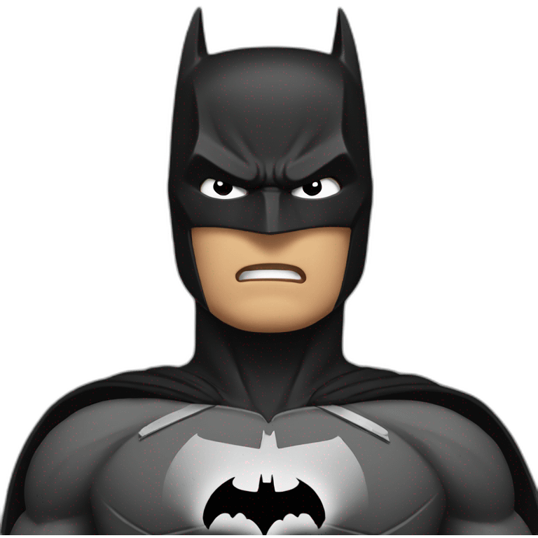 Angry Batman emoji