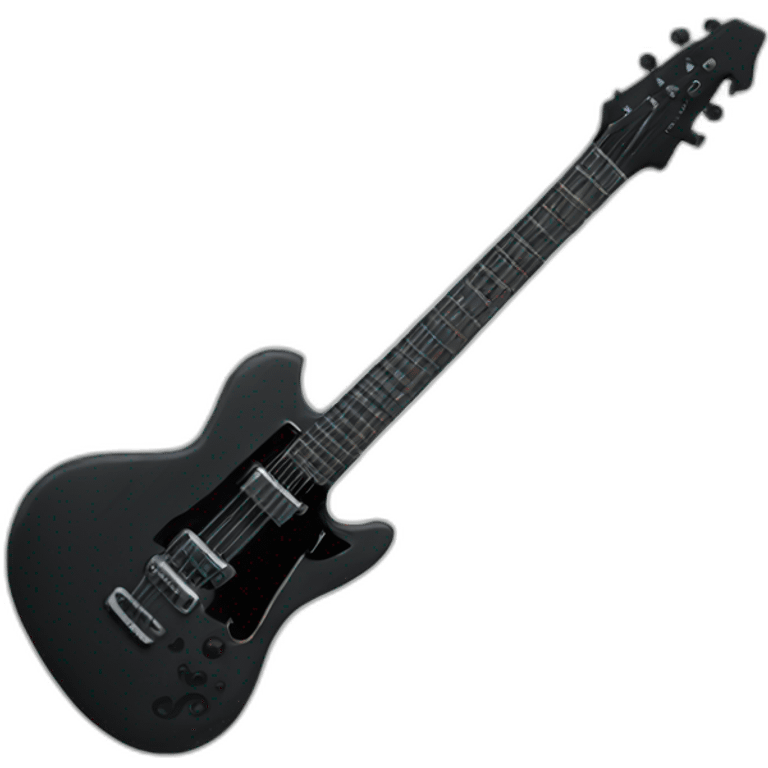 alien black guitar emoji