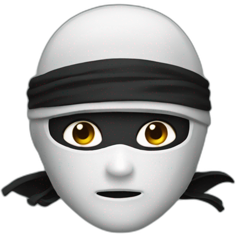 Ninja noir emoji