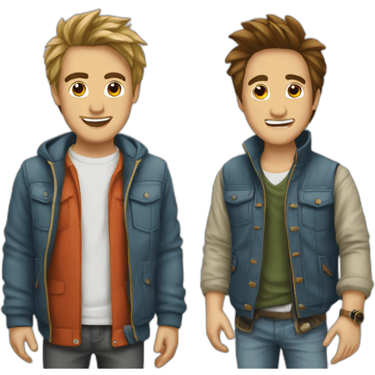 Mcfly et Carlito emoji