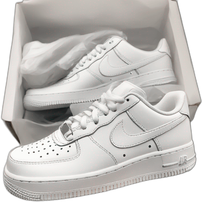 Nike Air Force 1 White emoji