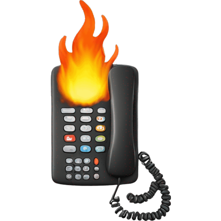 Telefono che vaTelefono che va al fuoco emoji