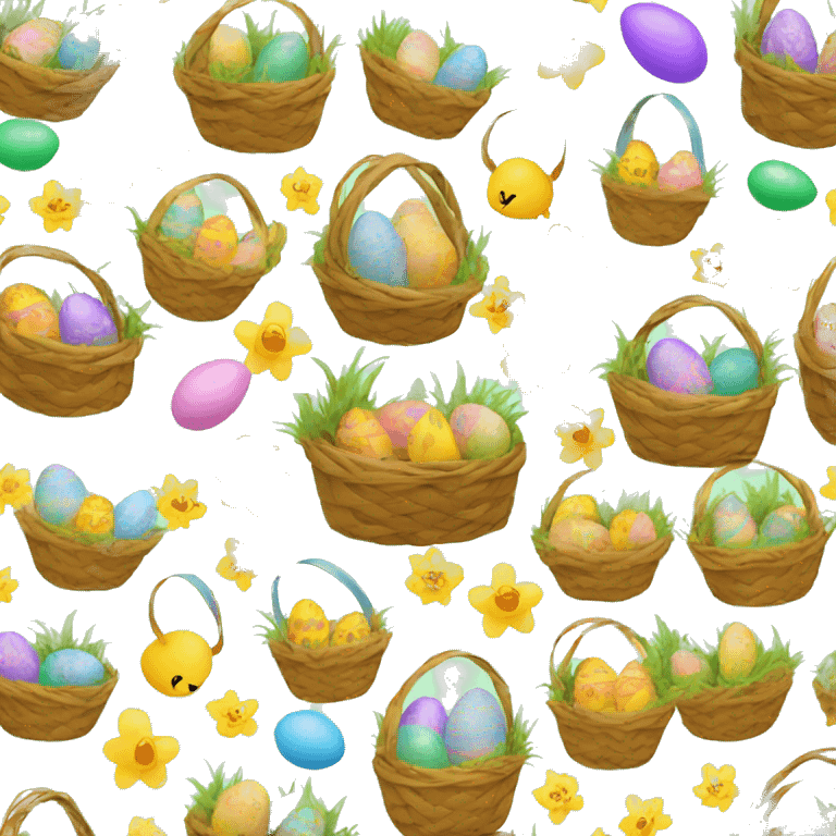 Easter basket emoji