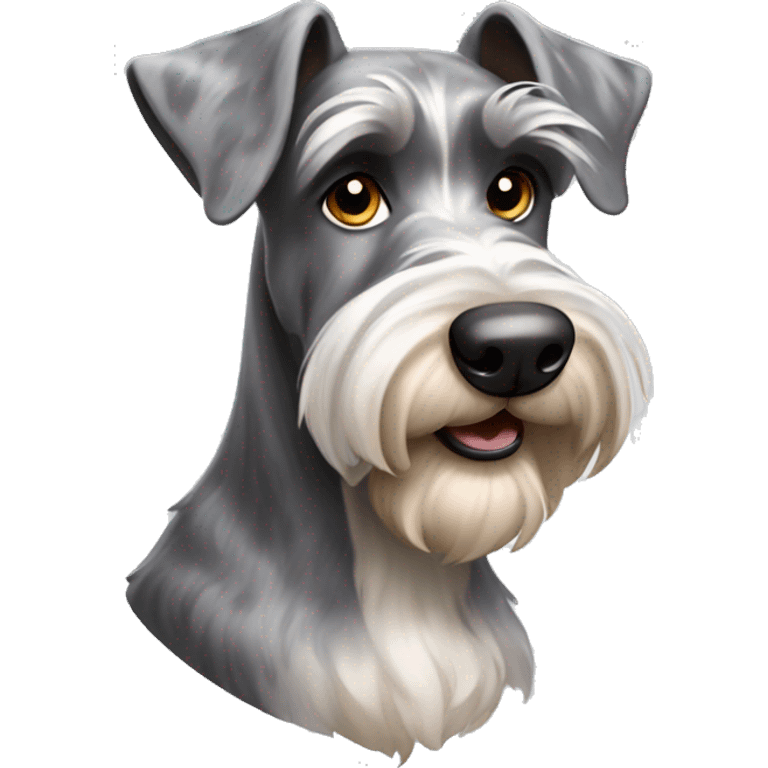 Merle Schnauzer  emoji