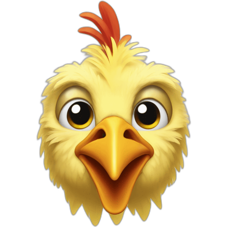 Chicken animatronic emoji