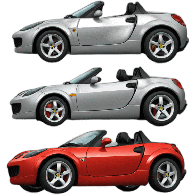 Smart roadster emoji