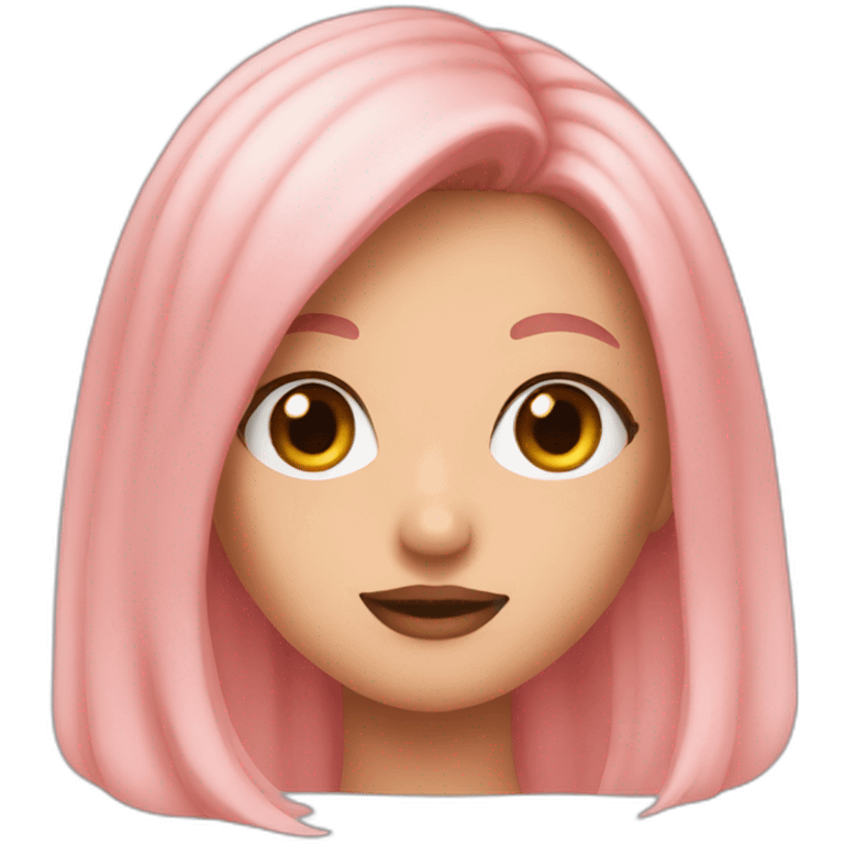 female emoji looking like rosé from blackpink emoji