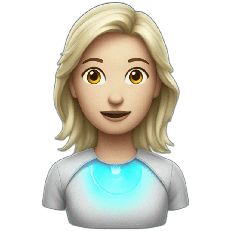 Siri as hologram  emoji