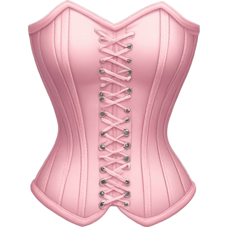 Pastel pink corset  emoji