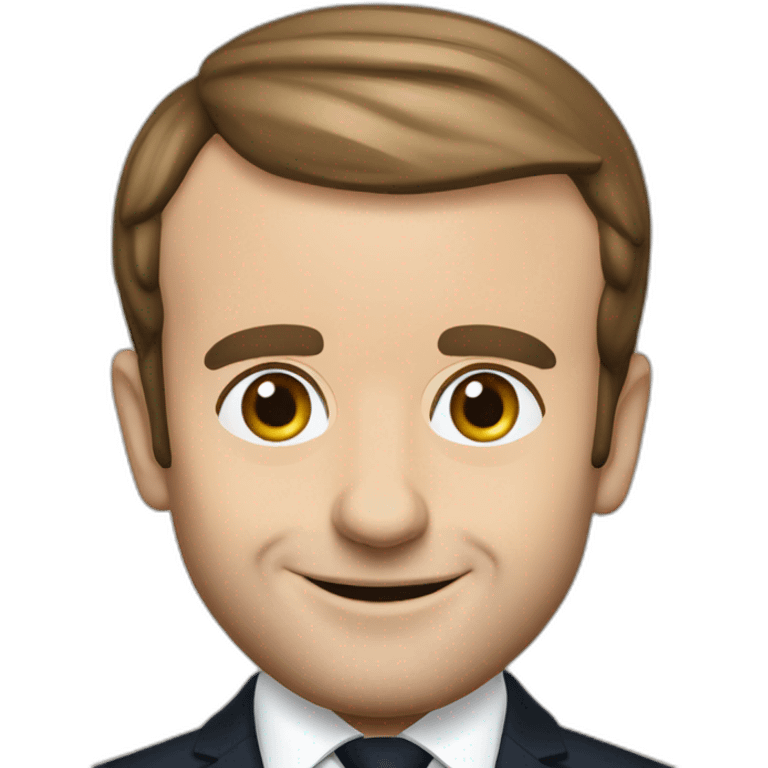 Emmanuel Macron en Irlande emoji