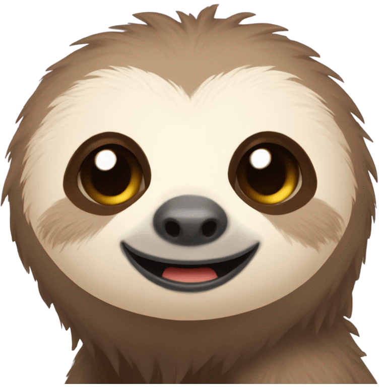 Cute sloth emoji