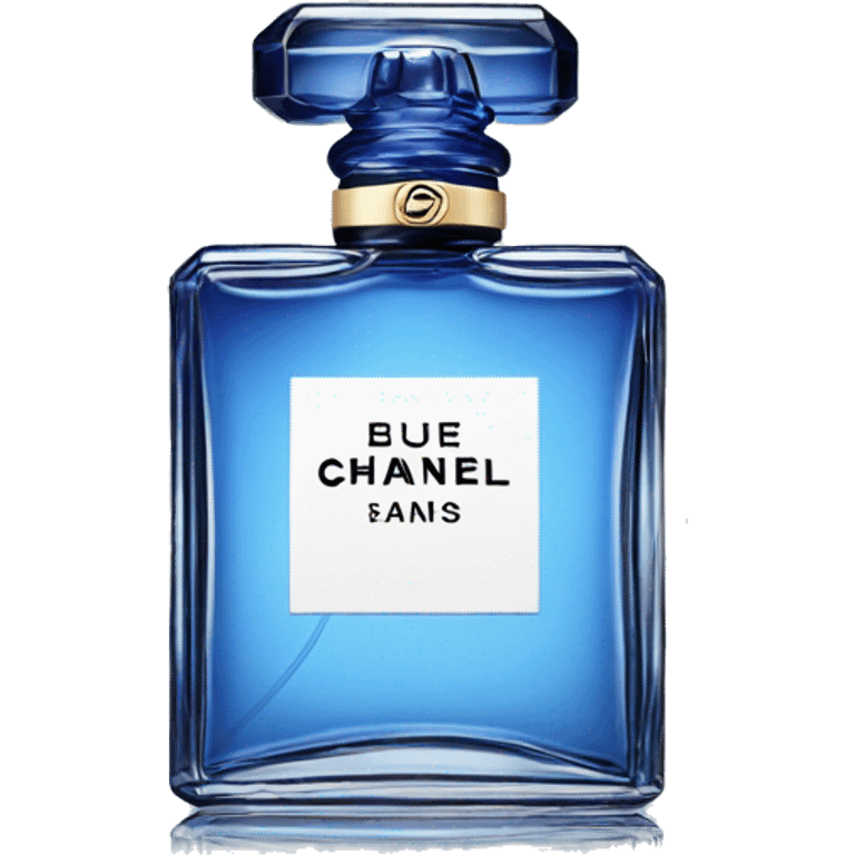 Blue Chanel perfume  emoji