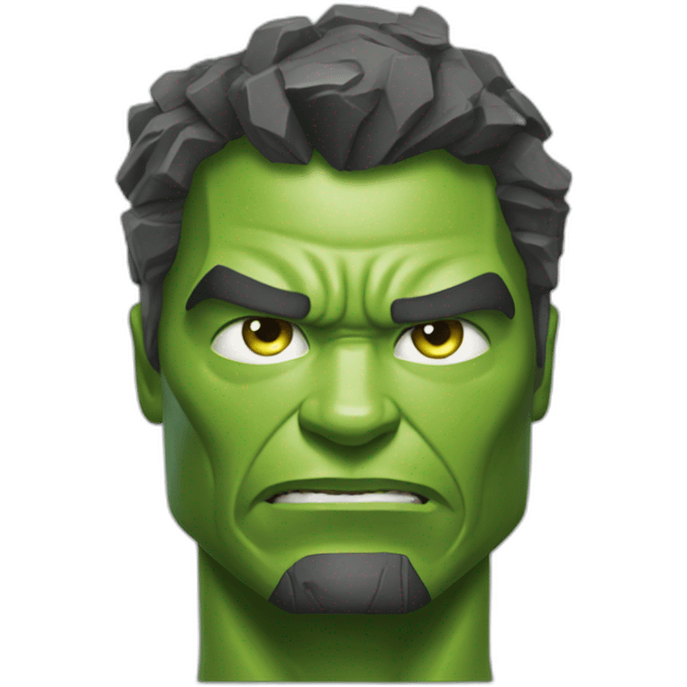 Iron man as hulk emoji