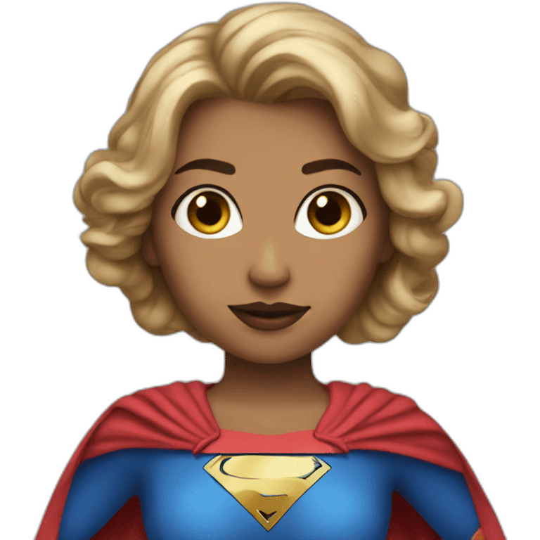 Superwoman fair skin emoji