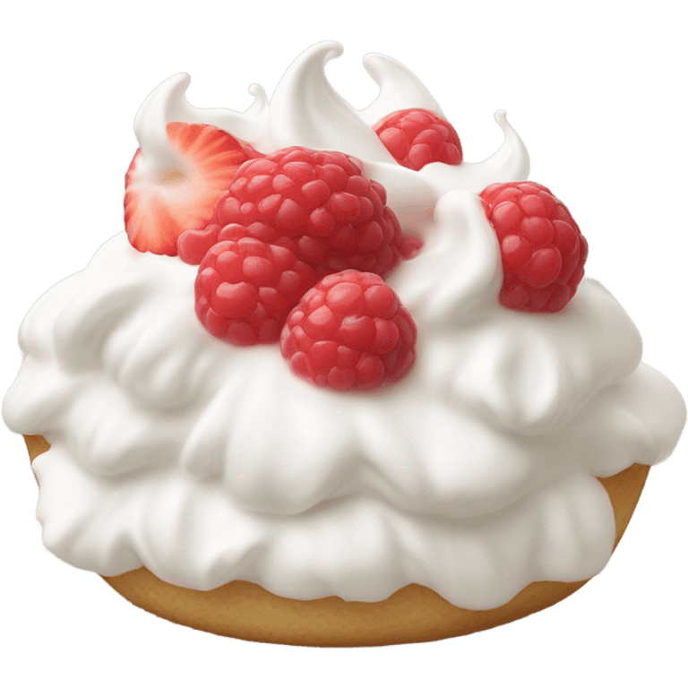 chantilly cream  emoji