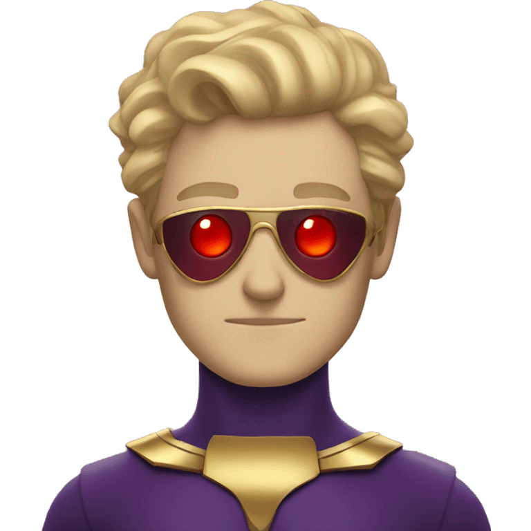 homelander with laser red eyes emoji