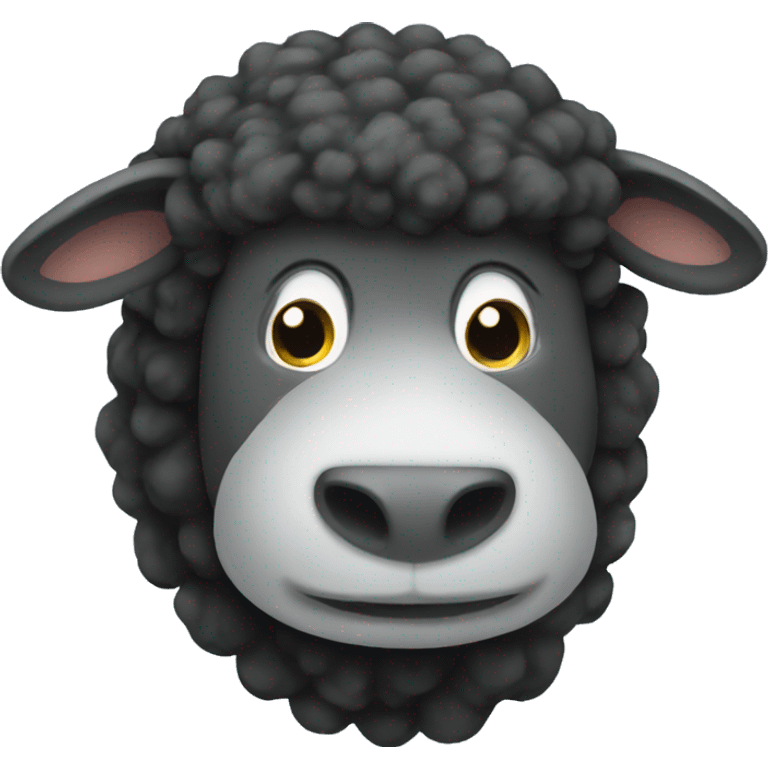 Black sheep emoji