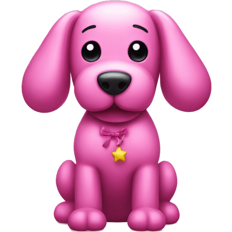 pink balloon dog emoji