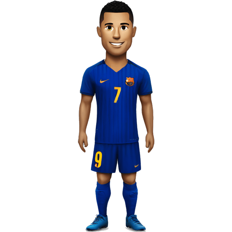 Ronaldo in barcalona emoji