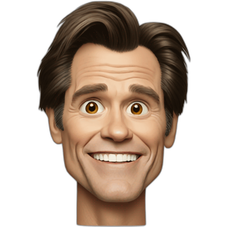 Jim carrey paint emoji