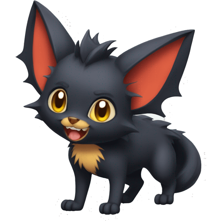 Bat-Torracat-Zorua full body emoji