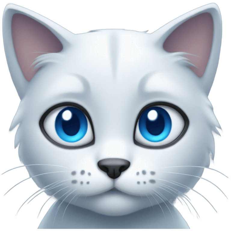 cat blu emoji