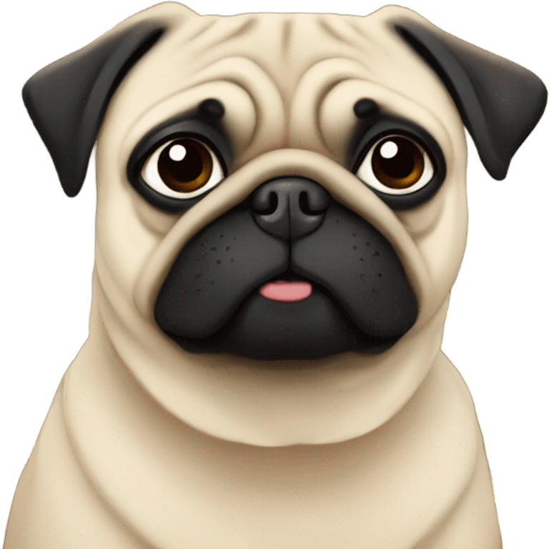 Pug new year emoji