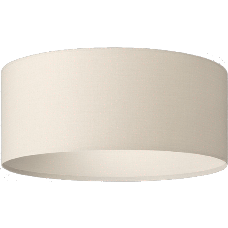 Round linen ceiling pendant  emoji