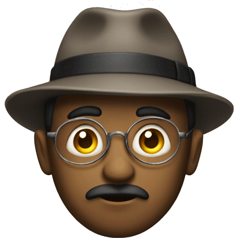 Detective con una lupa emoji