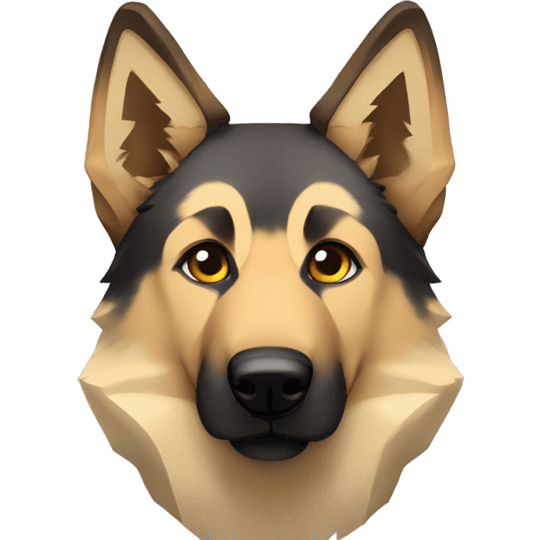 Minecraft wolf tame wolf German shepherd dog Alsatian gsd dog emoji